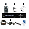 Williams Sound FM 558 PRO D Wi-Fi Assistive Listening System With 4 FM R38 Receivers Features Dante Input, Includes  1 FM T55 D transmitter, 4 PPA R38N receivers, 4 EAR 022 surround earphones, 2 NKL 001 neckloops, 2 BAT KT6 two-bay chargers and rechargeable batteries, 1 ANT 005 remote coaxial antenna, 1 IDP 008 ADA wall plaque, 1 RPK 005 rack panel kit, Replaces FM 458 NET D PRO