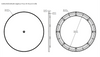 Atlas Sound EGR63W or EGR63B dimensions