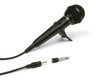 Samson SCR10S Dynamic Cardioid Neodymium Handheld Mic with Switch - Desktop Stand, hardwired 1/8" mic cable 1/8 to 1/4" adapter