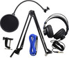 PreSonus Broadcast Accessory Pack Microphone Boom Arm, Pop Filter, Headphones, and XLR Cable