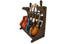 Gator GFW-ELITEGTR5RK-BRN Elite Five Electric/Acoustic Guitar Rack Brown