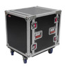 Gator G-TOUR 12U CAST 12U, Standard Audio Road Rack Case W/ Casters