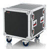 Gator G-TOUR 10U CAST Standard Audio Road Rack With Casters