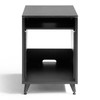 Gator GFW-ELITEDESKRK-BLK Elite Furniture Series 10U Studio Rack Table In Black Finish 