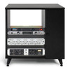 Gator GFW-ELITESIDECAR-BLK Elite Furniture Series Rolling Rack Sidecar Cabinet In Black Finish