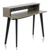 Gator GFW-ELITEKEYTBL61-GRY Elite Furniture Series Keyboard Table In Driftwood Grey Finish