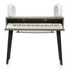 Gator GFW-ELITEKEYTBL61-GRY Elite Furniture Series Keyboard Table In Driftwood Grey Finish