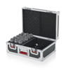 Gator G-TOUR M15 ATA Wood Flight Case With Drops For 15 Microphones