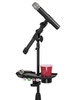 Gator GFW-MICACCTRAY Mic Stand Accessory Tray With Drink Holder