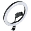 10-Inch LED Ring Light Stand with Phone Holder & Tripod Base