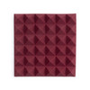 Gator GFW-ACPNL1212PBDY-8PK 8 Pack Of Burgundy 12×12″ Acoustic Pyramid Panel