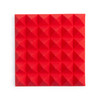 Gator GFW-ACPNL1212PRED-4PK 4 Pack Of Red 12×12″ Acoustic Pyramid Panel