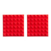 Gator GFW-ACPNL1212PRED-2PK 2 Pack Of Red 12×12″ Acoustic Pyramid Panel