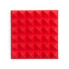 Gator GFW-ACPNL1212PRED-2PK 2 Pack Of Red 12×12″ Acoustic Pyramid Panel