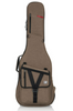 Gator GT-ELECTRIC-TAN Transit Series Electric Guitar Gig Bag with Tan Exterior