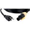 ADJ SIP1MPC25 Power Link to Edison 3-Prong Power Cable, 25' (SIP230)