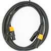 ADJ AC5PTRUE6 True 5-Pin DMX Locking Power Link Combo Cable 6' (AC5PTRUE6)