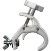 ADJ JR QUICK RIG CLAMP Quick Rig Hook-Style Clamp (Small, Silver) (JR QUICK RIG CLAMP)