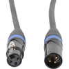 ADJ XLPRO-10 XLR3M to XLR3F Audio Cable (10') (XLP010)