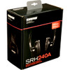 Shure SRH240A Closed-Back Over-Ear Headphones (SRH240A-BK)