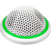 Shure MX395W/BI-LED Microflex Low-Profile Figure-8 Boundary Microphone with Logic-Control LED for Installs (White) (MX395W/BI-LED)