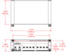 RDL RU-ADA4D Audio Distribution Amplifier (RU-ADA4D)