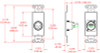 RDL D-XLR3M XLR 3-pin Male Jack on Decora® Wall Plate (DXLR3M)