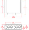 RDL RU-MLA2 Dual Channel Microphone/Line Preamplifier with Four Channel Audio Distribution (RU-MLA2)