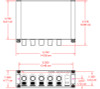 RDL RU-MX5ML 5-Channel Mic/Line Audio Mixer with Phantom Power (RU-MX5ML)