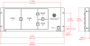 RDL RCX-CD1 Remote Control for RCX-5C Room Combiner (RCX-CD1)