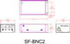 RDL SF-BNC2 Bidirectional Unbalanced Stereo Audio Network Interface (SF-BNC2)