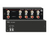  RDL RU-UDA4 Unbalanced Stereo Distribution Amplifier with Stereo or Dual Mono Inputs and 4 Outputs Per Input - RCA Connectors (RU-UDA4)