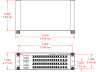 RDL RU-SM16D 4 Channel Audio Meter (RU-SM16D)