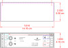 RDL RU-PA40D 40W Stereo Audio Amplifier with USA Power Supply (RU-PA40D)