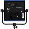 DRACO BROADCAST Pro Series LED1000 Bi-Color LED 2 Light Kit with Gold Mount Battery Plates and Light Stands