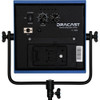 DRACO BROADCAST Pro Series LED1000 Bi-Color LED 2 Light Kit with V-Mount Battery Plates and Light Stands (DR1000BCV2KQ) 