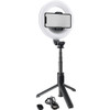 Mackie MRING-6 Battery-Powered Ring Light Kit with Convertible Selfie Stick (6") (MRING-6)