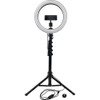 Mackie MRING-10 3-Color Ring Light Kit with Stand and Remote (10") (MRING-10)