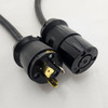 PlugsPlus 15 Foot Twist Lock L5-20 Extension Cable