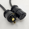 PlugsPlus Custom Length Twist Lock L5-20 Extension Cable Inquire for Price (X??TL)