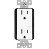 Leviton ZSTLR-1HW Zigbee Controlled Receptacle (ZSTLR-1HW)