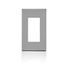 Leviton 80301-0S 1-Gang Decora Plus Screwless Wallplate Polycarbonate (80301-0SE-)