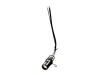 Avlex PRA-52 Electret Cardioid Condenser Hanging Microphone With Attached 30' Cable