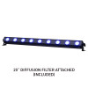 ADJ UBL9H RGBAL+UV Linear Light Bar with Diffusion Filter (UBL900)