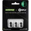 Shure EACYF1-6S 100 Series Comply Foam Sleeves for Shure Earphones (Small, 3 Pair) (EACYF1-6S)