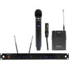 Audix AP62C55 Dual-Channel True Diversity Receiver With B60 Bodypack, L5 Lavalier Mic, & H60 VX5 Handheld Microphone Transmitter