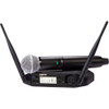 Shure GLXD24+ Dual-Band Wireless Vocal System with SM58 Microphone (Z3: 2.4, 5.8 GHz) (GLXD24+/SM58-Z3-)