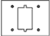 Johnson Systems AP-3A1 3 Gang to 1 Gang Adaptor Plate (AP-3A1)