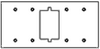 Johnson Systems AP-5A1 5 Gang to 1 Gang Adaptor Plate (AP-5A1)