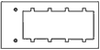 Johnson Systems AP-5A4 5 Gang to 4 Gang Adaptor Plate (AP-5A4)